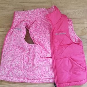 Columbia Girls Puffer Vesth Reversible